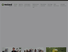 Tablet Screenshot of neuland-medien.de